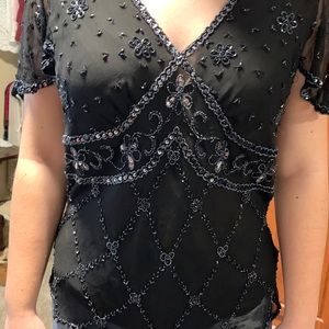 Adrianna Pappel sequin top